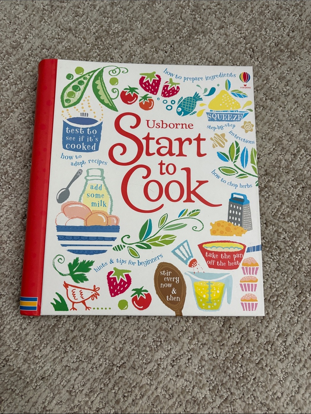 Usborne Start to Cook - Illustrated Kids Cookbook